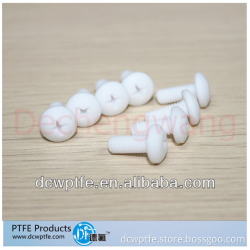 1/4"-20 Pan Head Teflon Screw